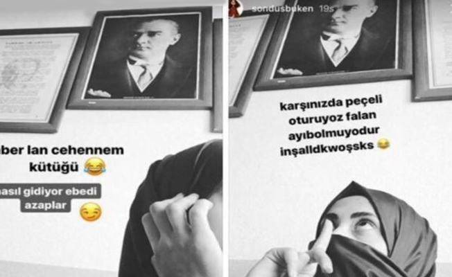 Üniversite öğrencisine 'Atatürk'e hakaret' soruşturması