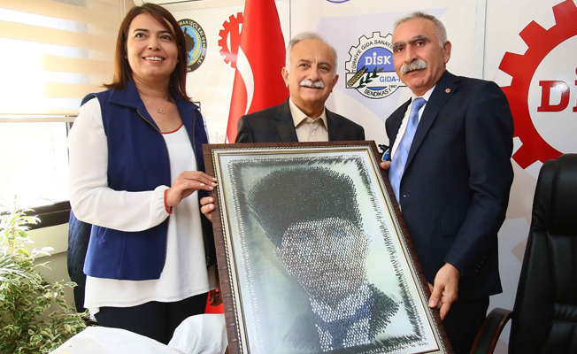 Karabağ’dan DİSK’e ziyaret