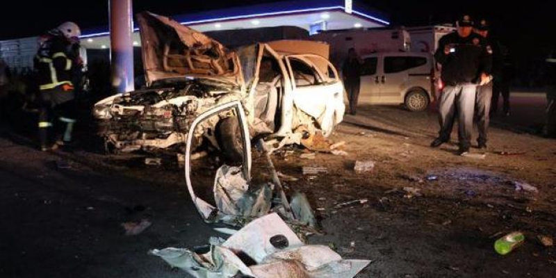 Aksaray'da zincirleme kaza: 2'si ağır, 7 yaralı