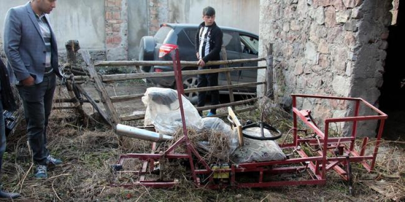 Posof Kaplanı kaza yaptı
