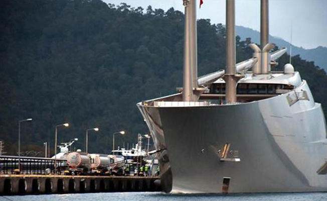 Rus milyarderin yatı Marmaris'te 2.2 milyon milyon lira bıraktı!
