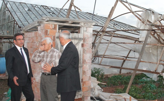 CHP'li Budak Antalya'da afet bölgesinde!