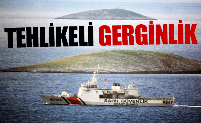 Türk sahil güvenlik botları Yunan sahil güvenlik botlarını Kardak'a sokmadı