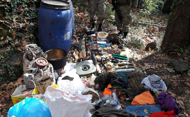 Osmaniye'deki PKK sığınağından bunlar çıktı