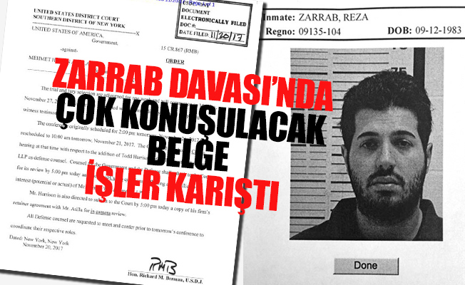 Zarrab 'sanık' listesinden çıkarıldı!