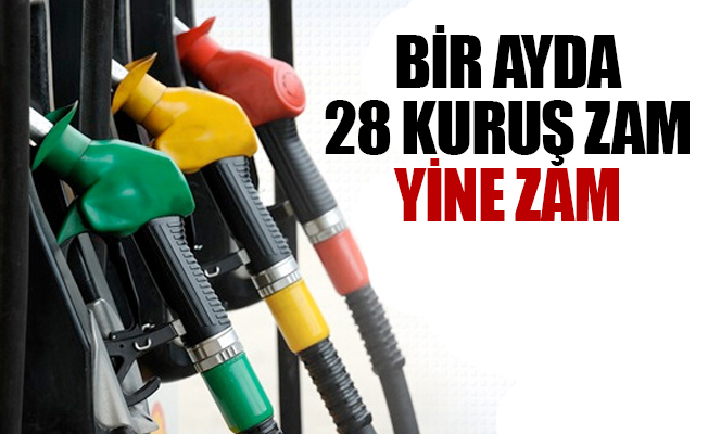 Benzine yine zam geliyor...