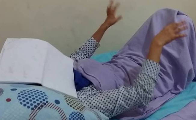 'Sana cin musallat olmuş' deyip genç kızı taciz etti!