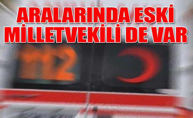AKP'lileri taşıyan minibüs kaza yaptı: Yaralılar var!