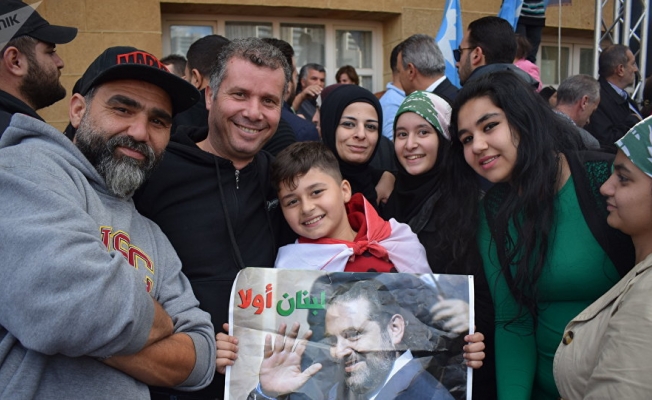 Lübnan'da halk, Başbakan Hariri'nin dönüşünü coşkuyla kutladı
