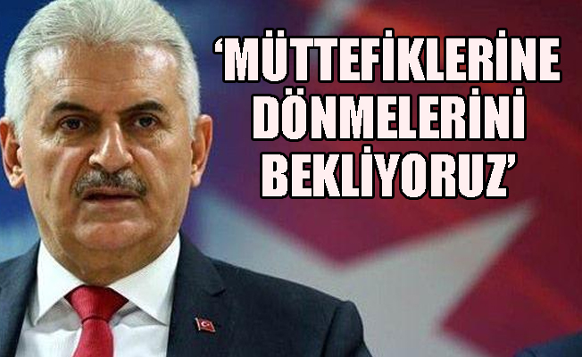 Yıldırım'dan Trump'ın YPG sözlerine yanıt!