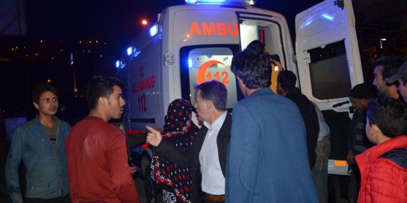 Afgan ailenin evinde yangın