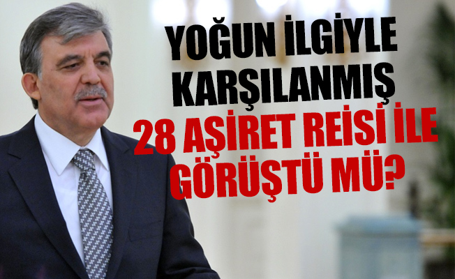 Abdullah Gül, Şanlıurfa'ya gitti ama...