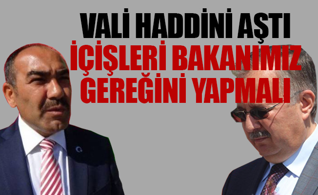 'Densiz Vali'ye Kars'tan ilk tepki
