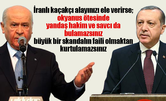Devlet Bahçeli’den Erdoğan'a; dost nasihati veriyorum, şu aralar ABD'ye gitmeyin