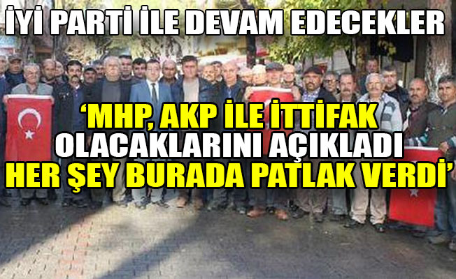 MHP'de Aydın depremi: 161 istifa...
