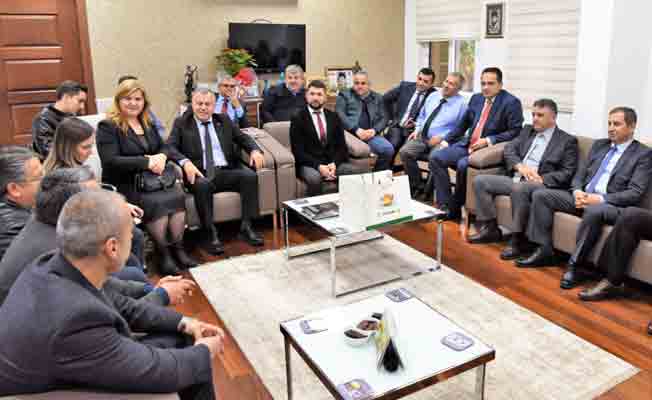 Balkan Göçmenleri Derneklerinden Başkan Atila’ya ziyaret
