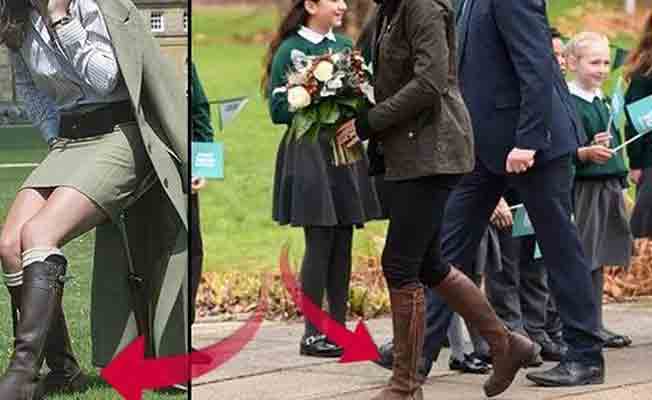 Kate Middleton neredeyse 20 yıldır aynı çizmeyi giyiyor