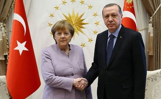 Erdoğan, Alman liderle görüştü