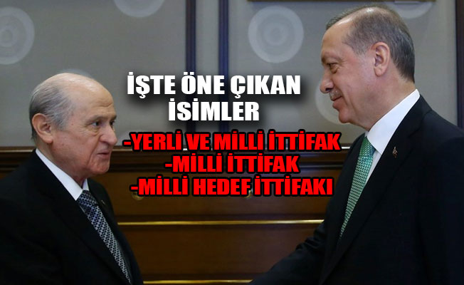 Flaş iddia: MHP-AKP ittifak modeli netleşti!