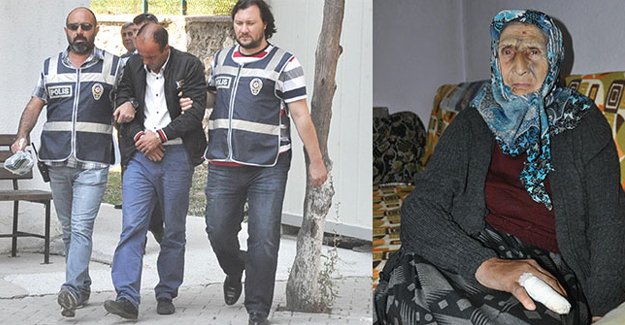 Yaşlı kadının parmağını kırıp yüzğünü çaldı