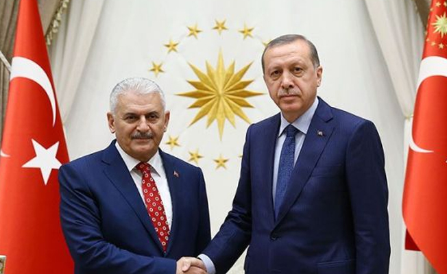 Cumhurbaşkanı Erdoğan, Başbakan Yıldırım'la görüştü