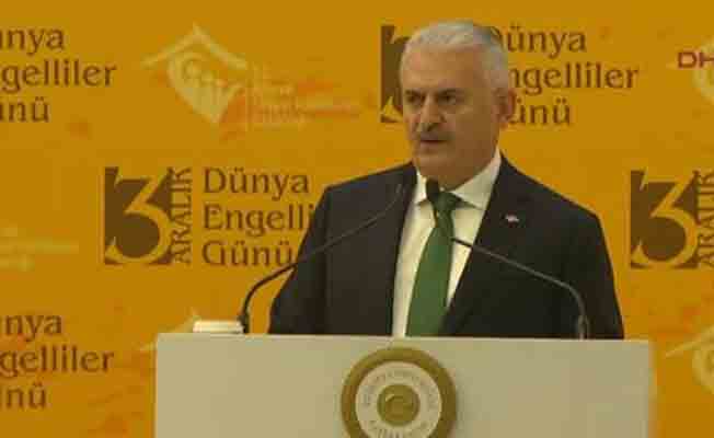 Başbakan Yıldırım'dan 5 bin engelliye istihdam müjdesi