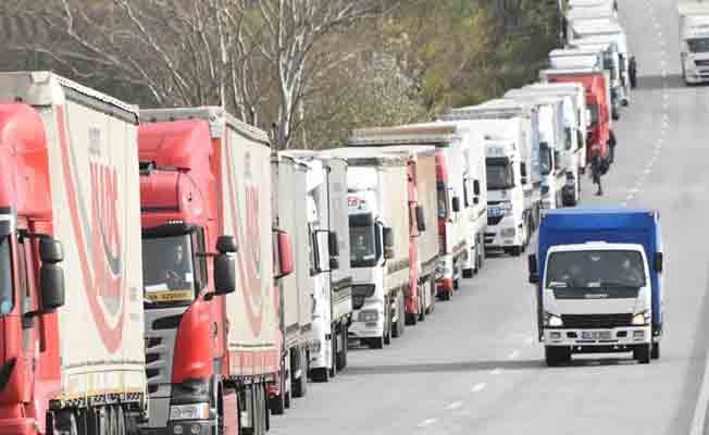 Kapıkule'de TIR rekoru