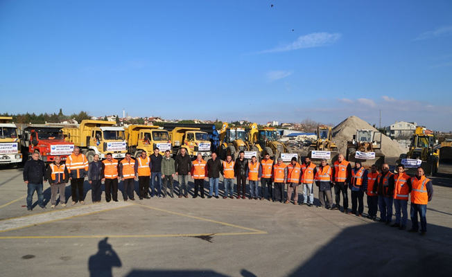 Büyükçekmece Belediyesi mevsimin ilk kar yağışına hazır