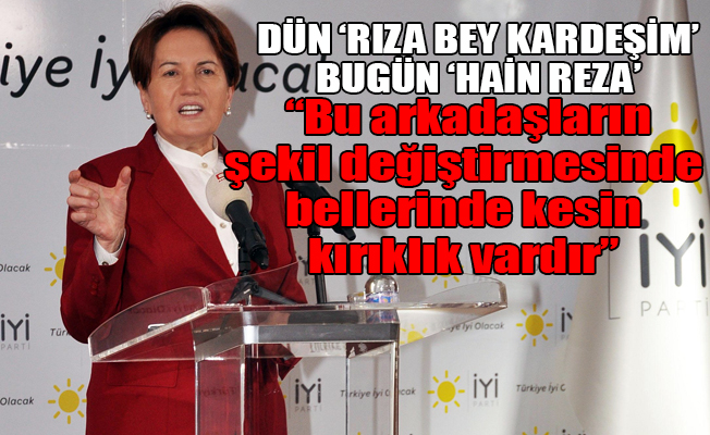 Akşener'den hükümete Zarrab eleştirisi: Sizin istihbaratınız ancak bizi mi takip eder?