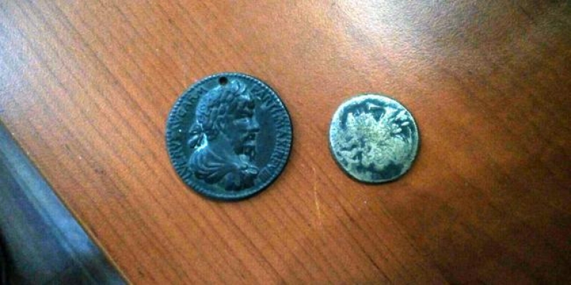 Dilenciden tarihi madalyon çıktı