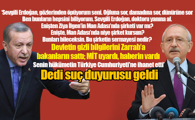 CHP liderine, Erdoğan'a hakaretten soruşturma