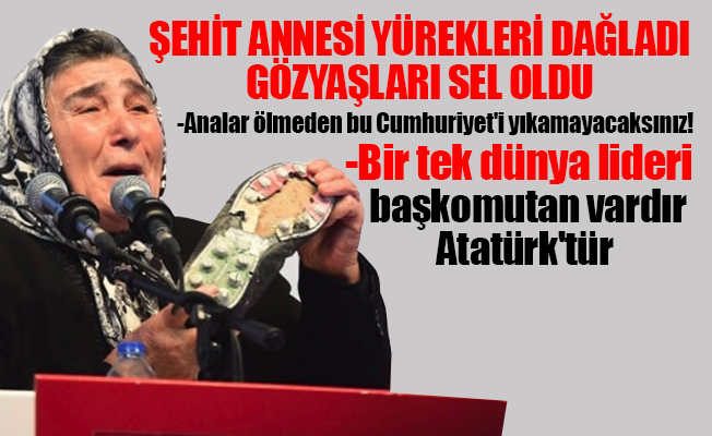 Şehit annesi: Peygamber ocağına zulüm ettiniz, Allah da size zulüm etsin