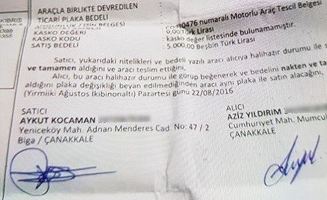 Aykut Kocaman arabasını Aziz Yıldırım’a sattı!