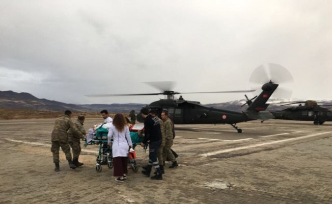 Vali devreye girdi: Hasta için askeri helikopter tahsis edildi
