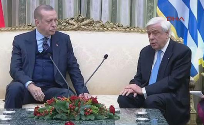 Atina'daki ortak açıklamada polemik... Erdoğan'dan sert sözler