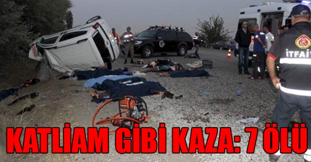 Adıyaman'da korkunç kaza: 7 ölü var