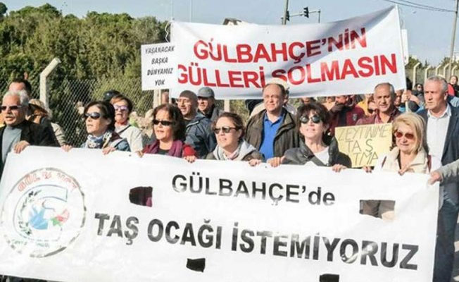 Gülbahçelinin direnişi, taş ocaklarını engelledi
