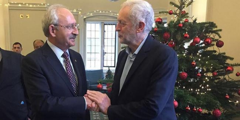 Kılıçdaroğlu Corbyn'le görüştü