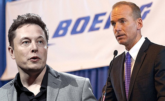 Boeing'in CEO'su Musk'a meydan okudu!