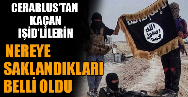 IŞİD'lilerin nereye saklandıkları belli oldu
