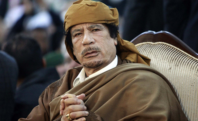'Kaddafi devrimle değil, planlı bir komplo sonucu devrildi'