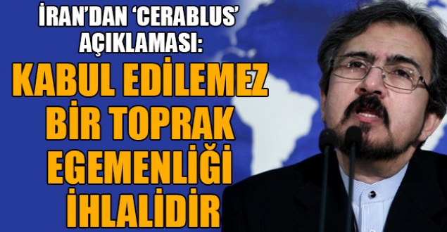 İran'dan 'Cerablus' açıklaması