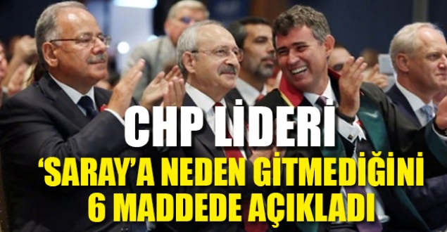 Kılıçdaroğlu Adli Yıl açılışına neden gitmedi?