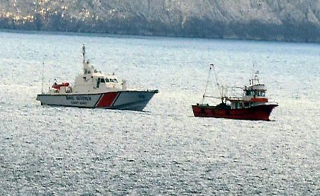 Bodrum'da Yunan botu gerginliği