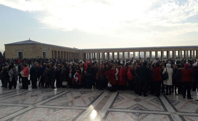 Ege Karsfed Ata'nın huzuruna çıktılar
