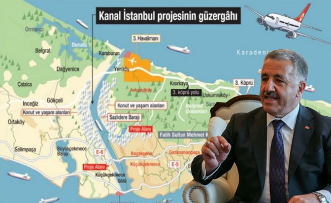 Bakan açıkladı: Kanal İstanbul için 5 güzergah masada