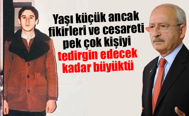 CHP lideri, Erdal Eren'i unutmadı
