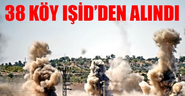38 köy IŞİD'den alındı