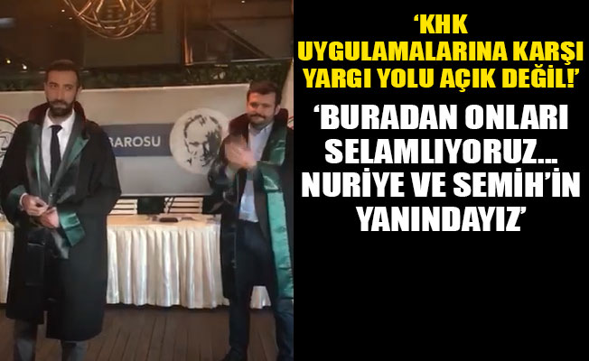Genç Avukatlar: Emekçilerin yanında, adaletsizliğin karşısındayız