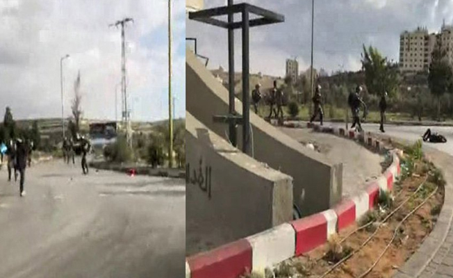 İsrail askerleri canlı yayında Filistinli göstericiyi vurdu